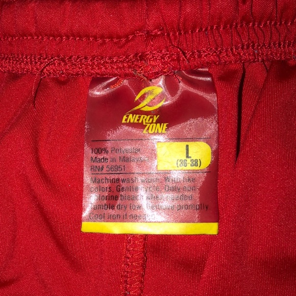 🔥Brand New Red Shorts🔥 (🏀 length)men’s large - Picture 3 of 5